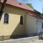 Church Stained Glass Windows Installation - Mliečno Church - Csilla Soós