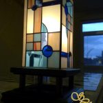 Stained Glass Art Deco Lamp (Tiffany Lamp) - Csilla Soós