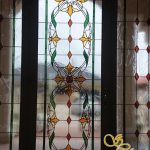 Stained Glass Front Door Window: Civic Colorful Inserts - Csilla Soós