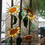 Stained Glass Sunflower Window - Csilla Soós
