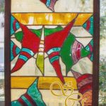 Early Stained Glass Window Cabinet Insert Decorations - Csilla Soós