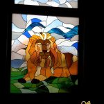 Stained Glass Window Inserts Hunting Scene - Csilla Soós