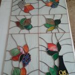 Stained Glass Door Insert (Wine House) - Csilla Soós