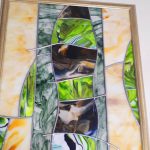 Modern stained glass inspired by nature - Csilla Soós