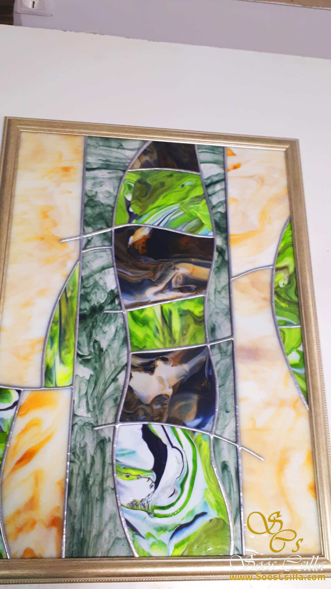 Modern Stained Glass Inspired by Nature - Csilla SoósORIGINAL STAINED ...