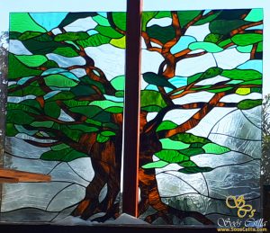 Stained Glass Window: The Tree Of Life - Csilla Soós